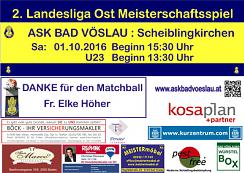 Bild 2. Landesliga Ost Meisterschaftsspiel